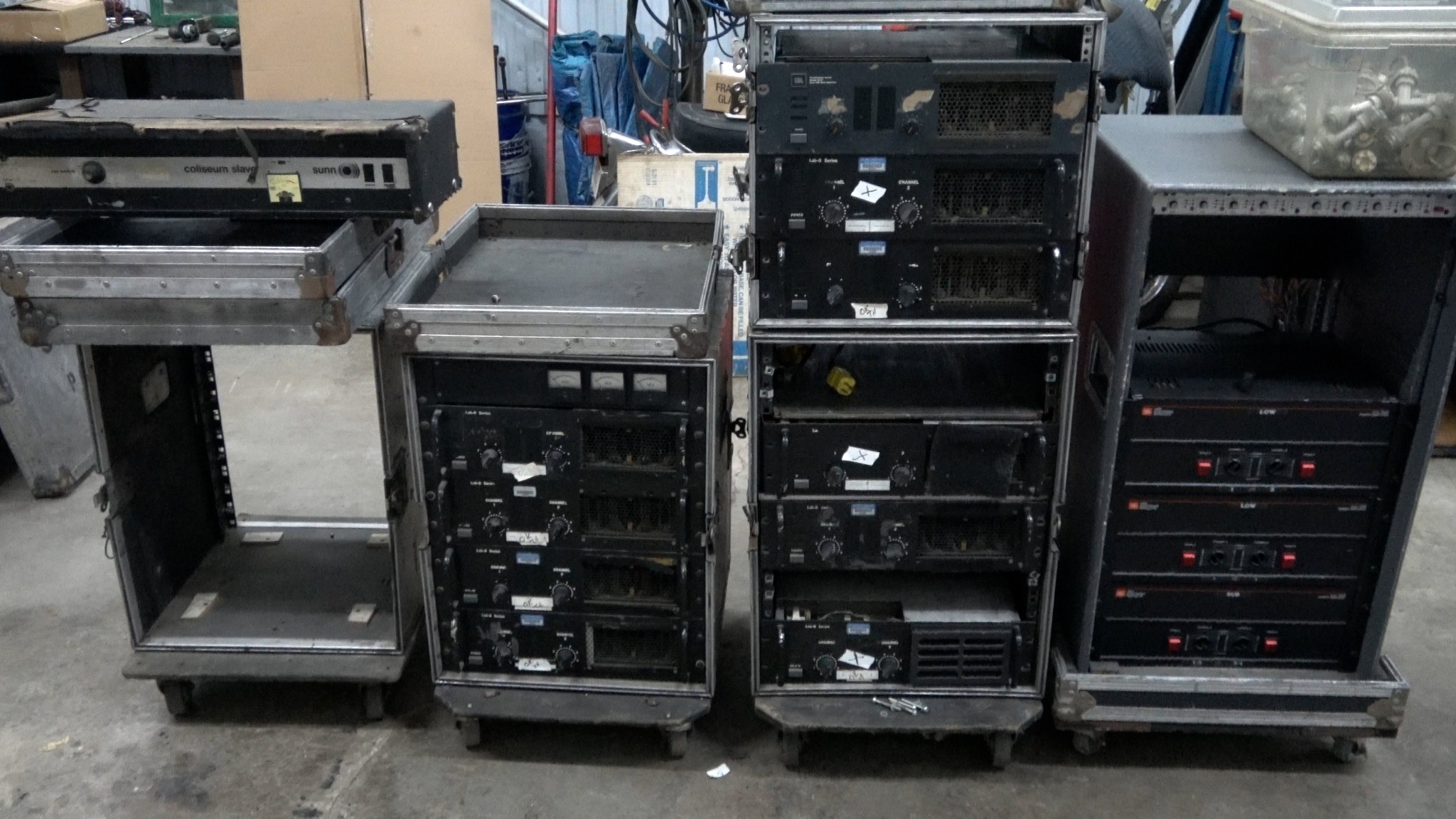 Lab Q professional audio racks