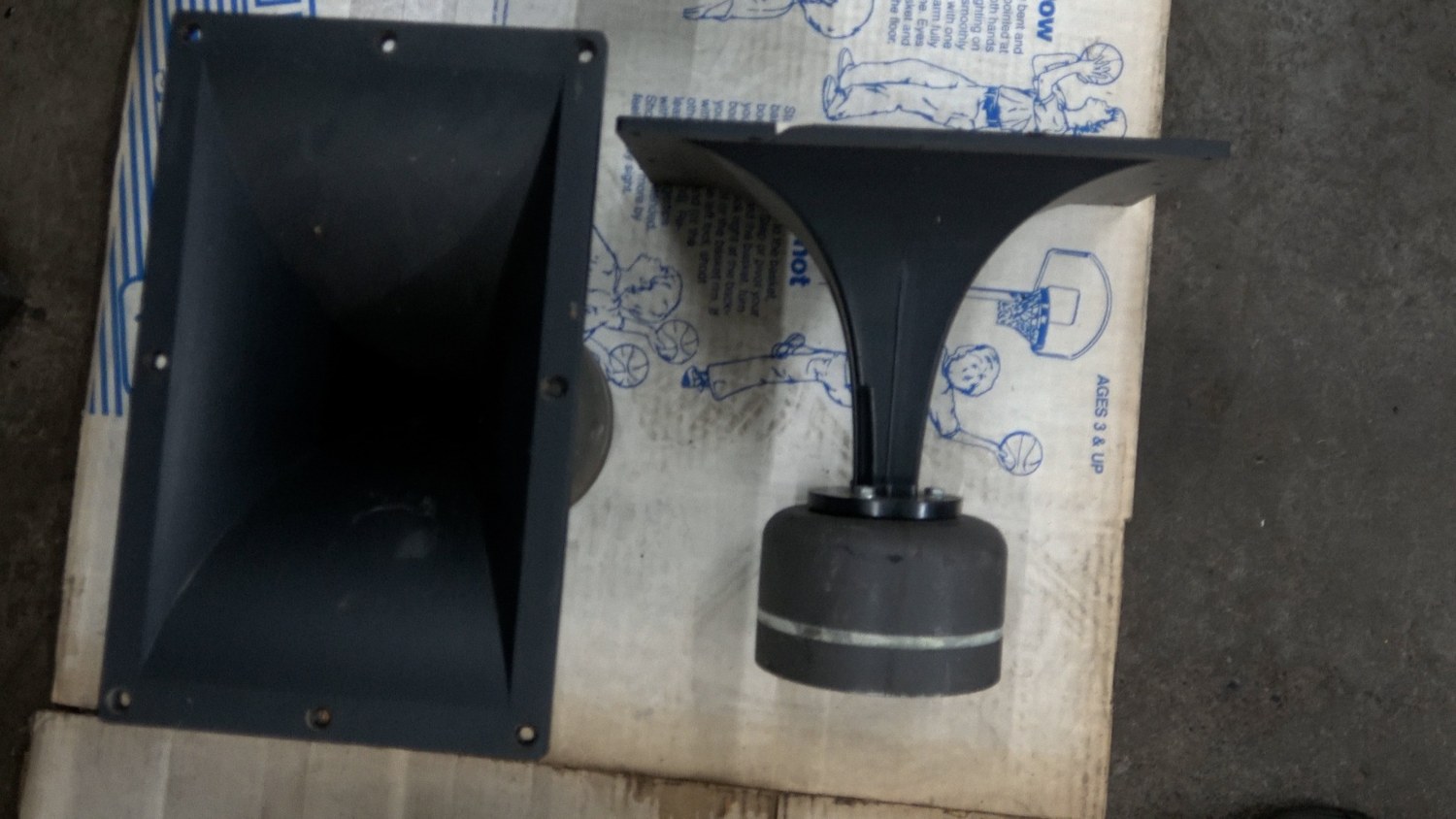 Horns Attached to JBL 2470 Drivers