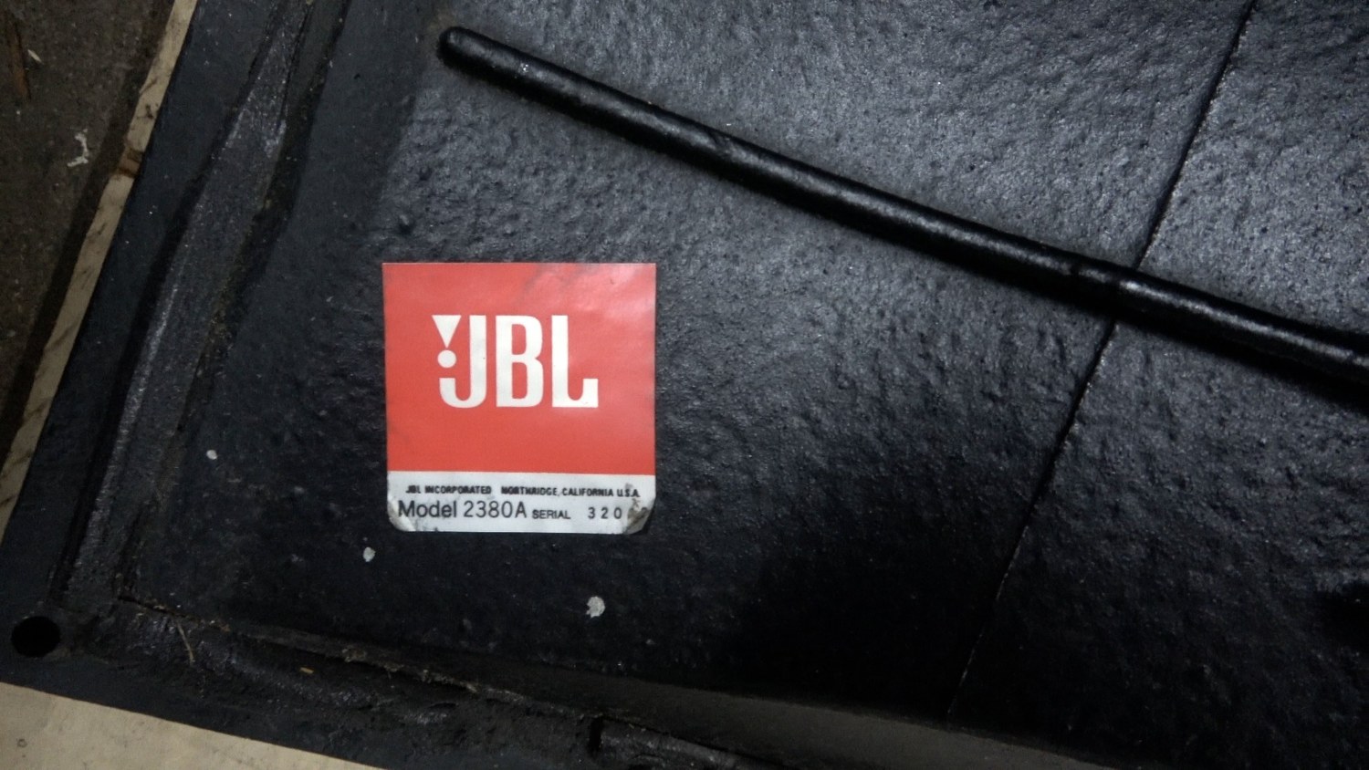 JBL 2380A Horns detail