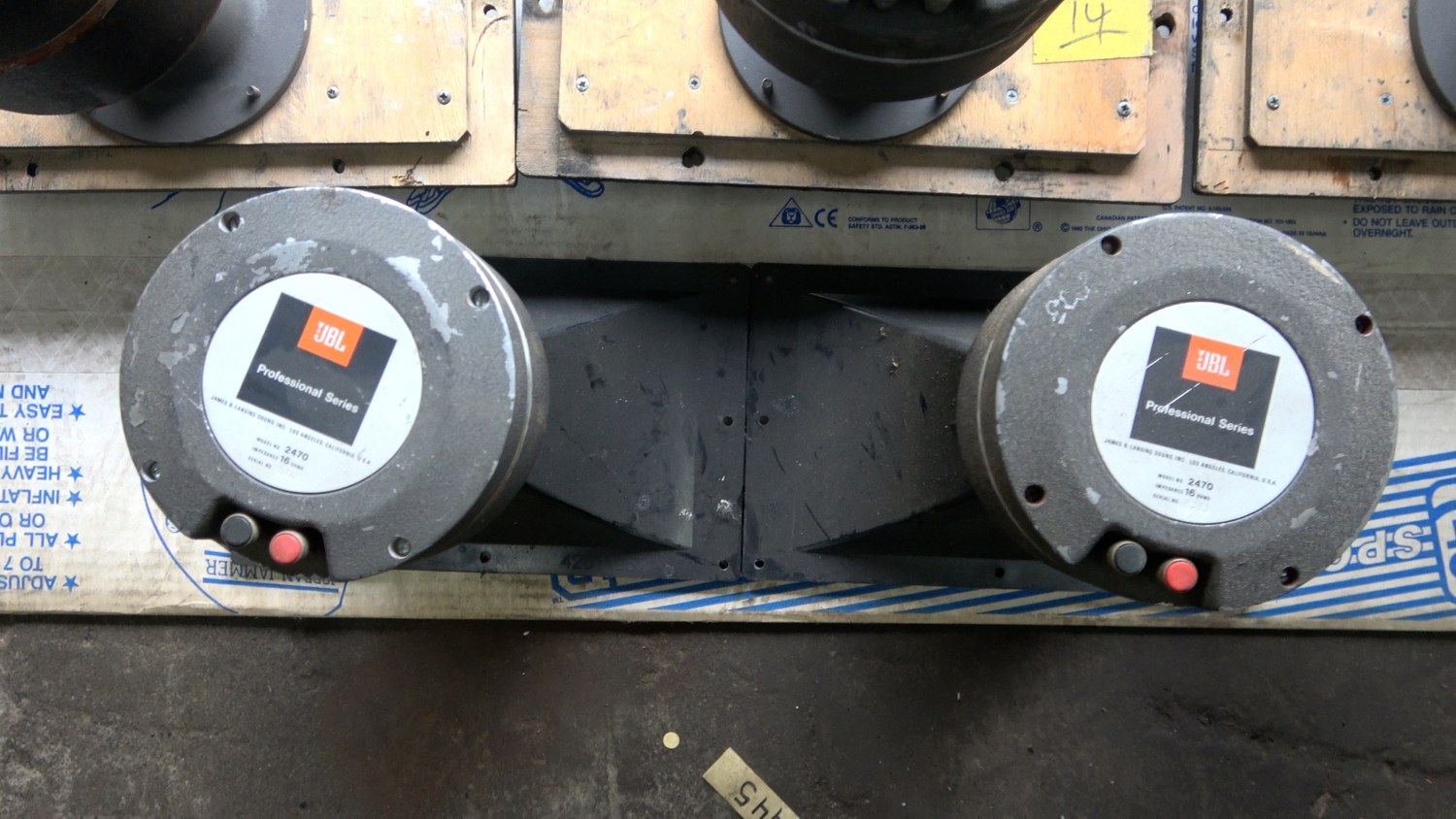 Pair of JBL 2470 compression drivers